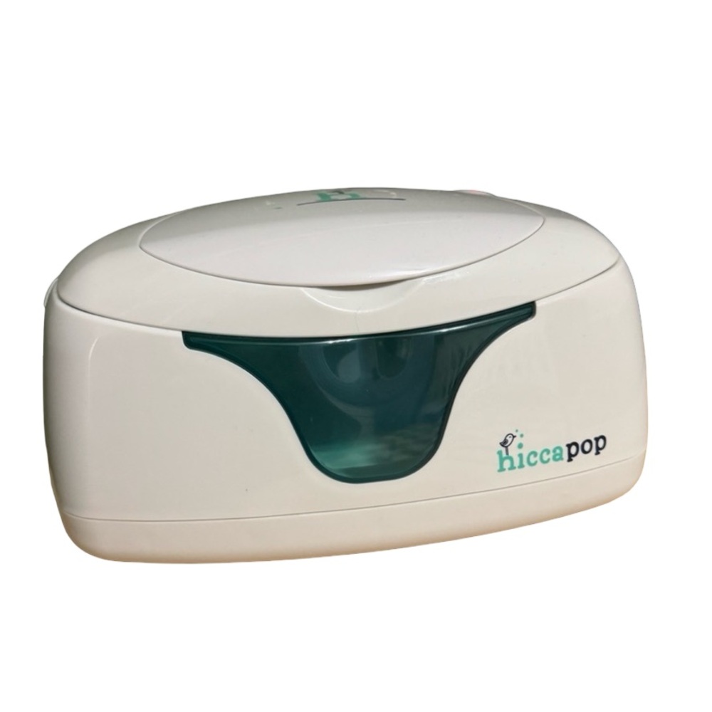 Hiccapop White & Green Baby Wipe Warmer – Excellent Condition – No Box